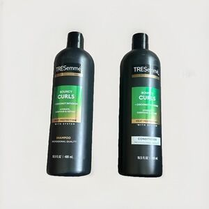 TRESemme Bouncy Curls Coconut Infusion Shampoo/Conditioner Set-16.5oz-New